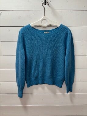 SARA CORSI Blue 15% mohair sweater size S